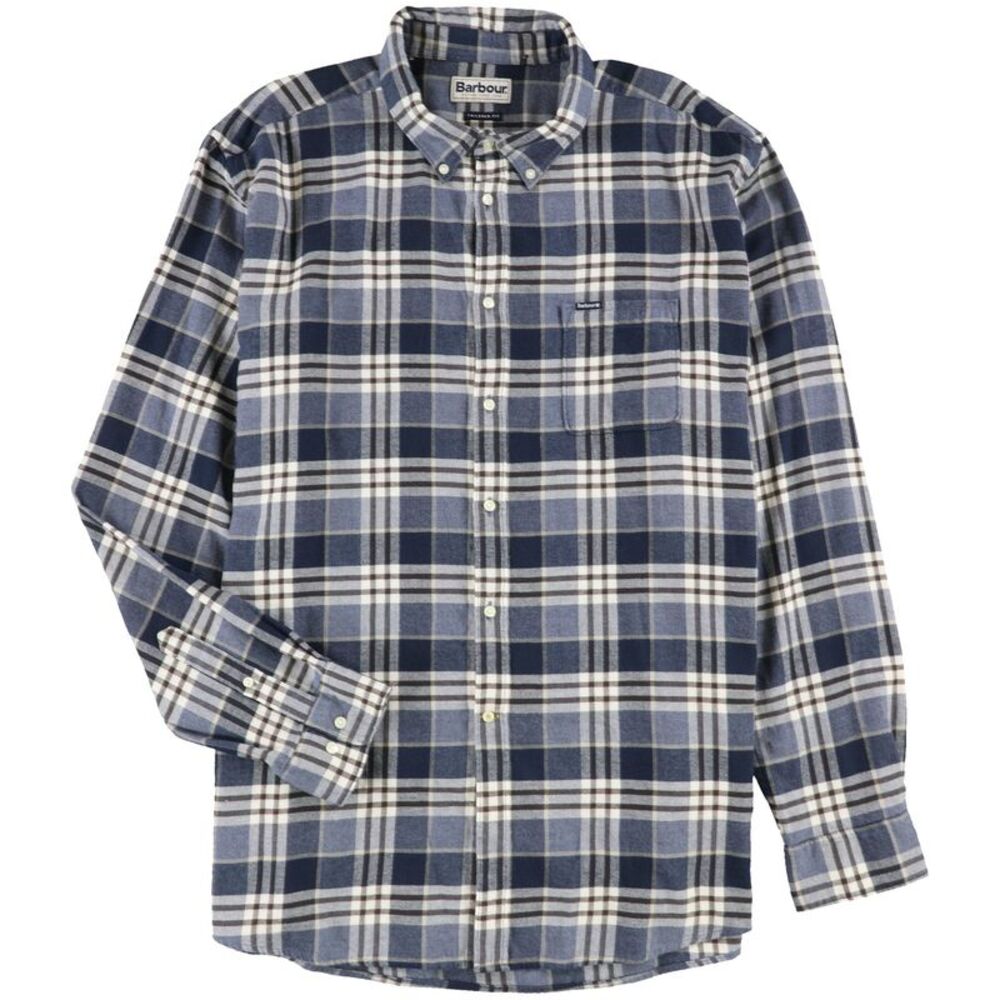 Barbour Mens Fallbay Tailored Fit Button Up Shirt, NWT